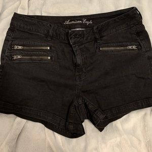 Black American Eagle Shorts